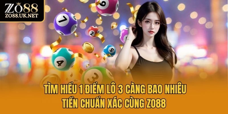 Tìm Hiểu 1 Điểm Lô 3 Càng Bao Nhiêu Tiền Chuẩn Xác Cùng Zo88
